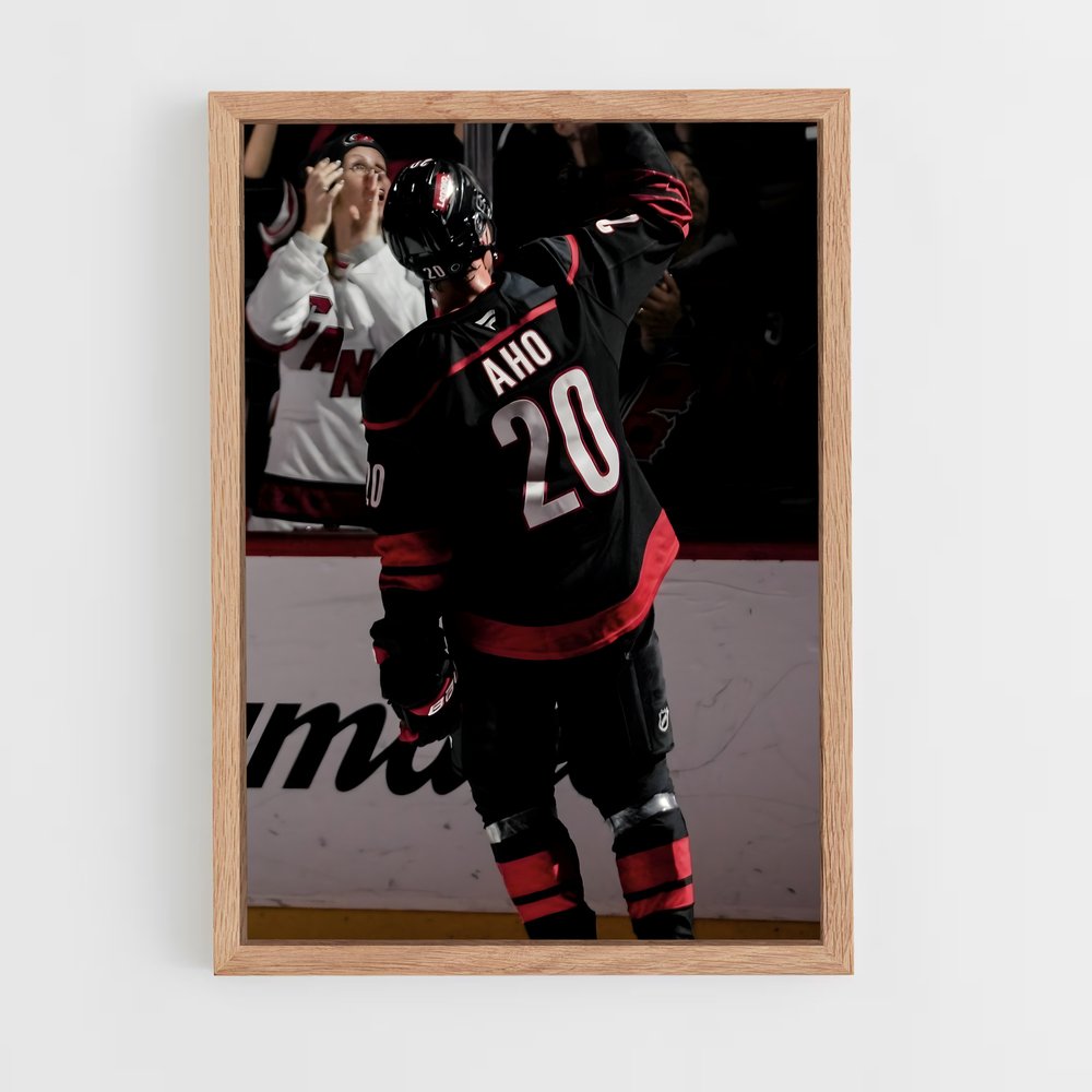 Poster Sebastian de aho – affiche Hockey sur glace (vue 4)